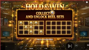 Tampilan visual slot The Bonus Day dengan tema kantor dan fitur bonus yang menarik